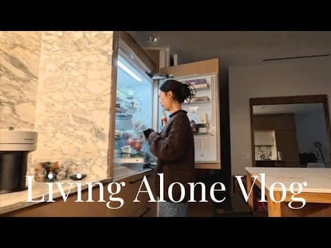 Living Alone In New York City | Morning Routine, Restocking Grocery, Packing For Trip