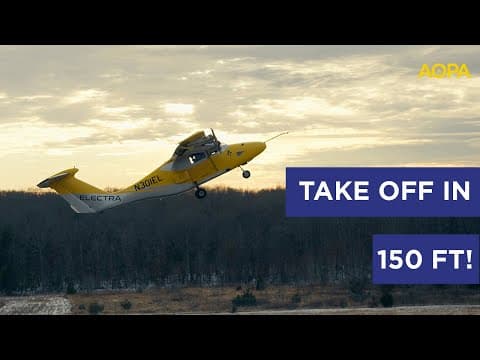 This Hybrid-electric Powered Airplane Can Take Off Almost Anywhere! - Meet Electra.aero