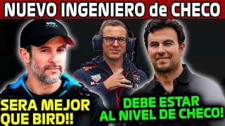 Este Seria El Nuevo Ingeniero De Carrera De Checo!! No Quieremos Otro Bird!! ¿tendra El Nivel?