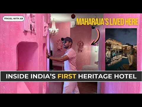 Experienced Royal Luxury At India's First Heritage Palace Hotel | Ajit Bhawan Hotel Tour