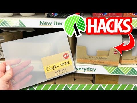 🔥don't Walk Past This Dollar Tree Item Again! Never Seen Before Acrylic Board Diys & Hacks!