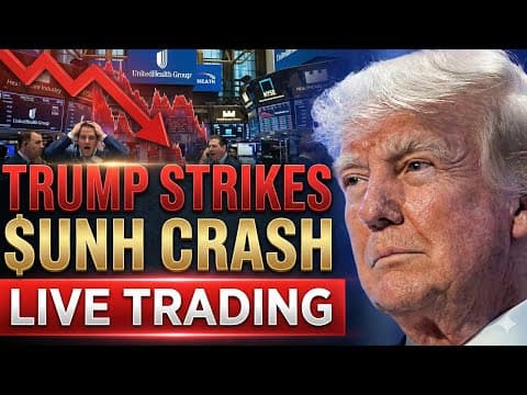 Stock Market Today: Nasdaq Tech Rally, Unitedhealth Crash | Live Trading Stocks Futures