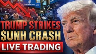 Stock Market Today: Nasdaq Tech Rally, Unitedhealth Crash | Live Trading Stocks Futures