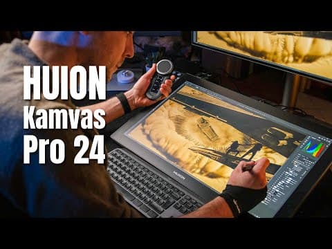 Huion Kamvas Pro 24 (gen 3) Review - 4k Touch