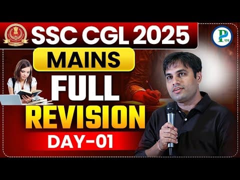Practice Set 01 I Ssc Cgl Mains 2025 I Pawan Rao Sir