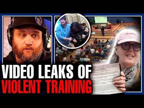 Ice Rioters Using Churches For Training & Recruiting! New Bombshell Video Proves