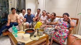 অনেকদিন পর আজ দিদি বোন সবাই আবার একসাথে ✨ মহালয়ায় জমজমাট আড্ডা আর খাওয়া দাওয়া করলাম 😍❤️