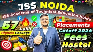Jss Noida College Review❤️[2026] | Up Top Colleges | Cutoff, Placement, Sports, Hostel | Jss Noida