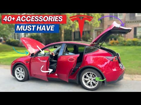 The Only 40 Tesla Model 3/y Accessories Worth Buying In 2025
