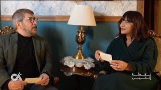 نقاش بين عابد فهد وندى ابو فرحات عن الحب والزواج - من مسلسل نقطة انتهى - رمضان ٢٠٢٤