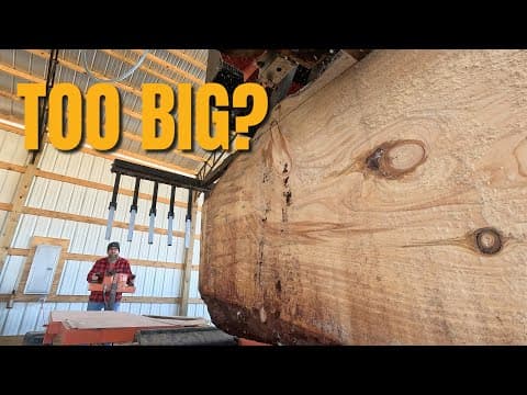 Look At What Happens When You Try To Mill Oversized Beams