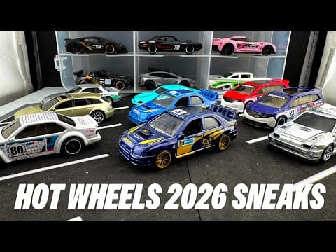 Hot Wheels 2026 Sneaks: New Store Exclusives & Subaru Rally Super