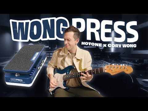 Introducing "the Wong Press" (volume/wah/expression Pedal)