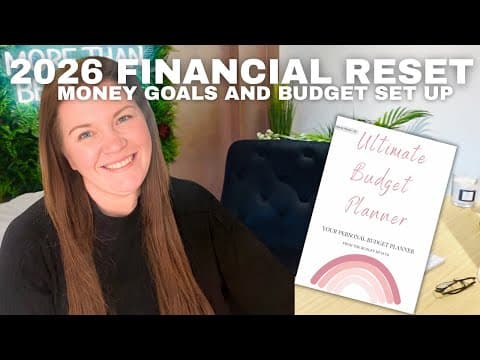 My January 2026 Money Reset | Simple Budget Setup Anyone Can Do