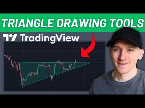 Tradingview Triangle Drawing Tools Tutorial (& Trading Example)
