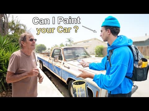 Asking Strangers To Paint Their Car…