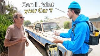 Asking Strangers To Paint Their Car…