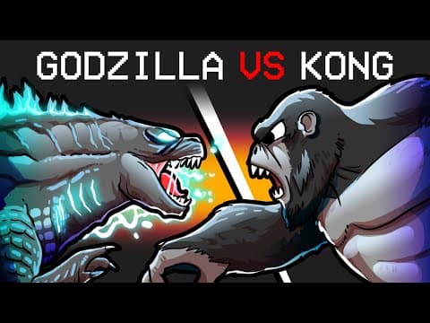 Godzilla vs King Kong in Among Us