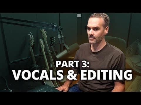 I'm Recording A Thrice Cover Song (pt. 3: Vocals & Editing)