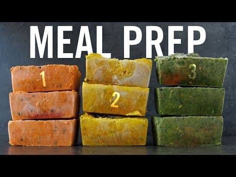 Our Secret To Meal Prep! 1 Hour To Make 3 Dishes And 12 Healthy Plant-based Meals 💯