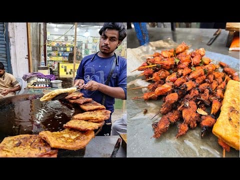 Indian Street's Rs.50 Only - Mughlai Chicken Paratha | Ramadan Special Food | Samsung Galaxy S24u