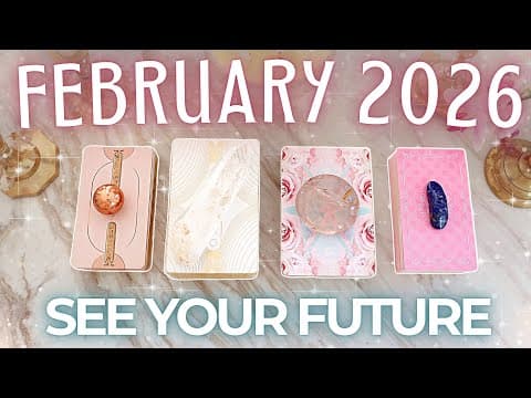 Your February 2026 Month Ahead • Pick A Card • See Your Future