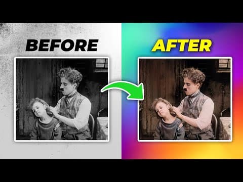 Turn Black And White Videos Into Color With Free Video Colorizer!