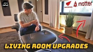 Living Room Home Theater Upgrades! Smartwings Matter Shades And Sohnne Eames Lounge Chair