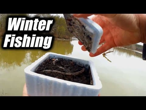 Fishing Cold Water In Winter - Fishing After Everybody Gave Up!