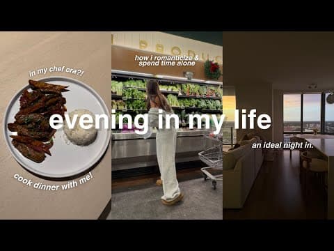 Romanticizing My Evenings Alone🌙 👩🏽‍🍳| In My Chef Era, Cooking Lomo Saltado & Cozy Solo Night In