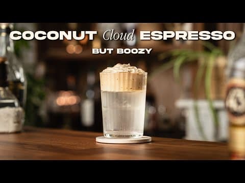 Turning The Viral Coconut Cloud Into A Real Cocktail