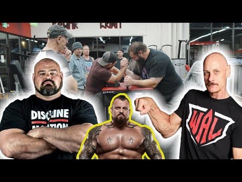 Arm Wrestling Secrets From A World Champ Ft. Brian Shaw, Ed Hall