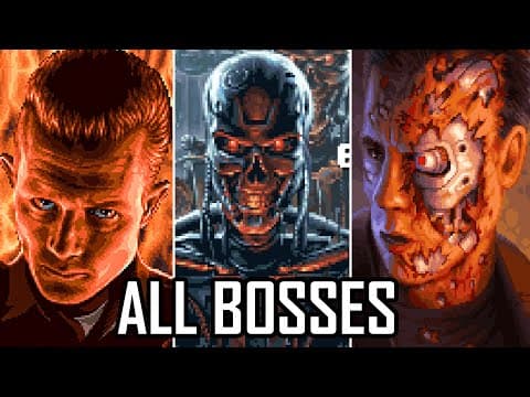 Terminator 2d No Fate - All Bosses + All  Endings 4k