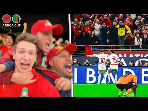 I Found The Best Fans In Africa - Morocco Vs Zambia