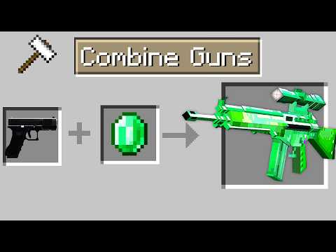 I Combine Every Item With Guns In Minecraft..