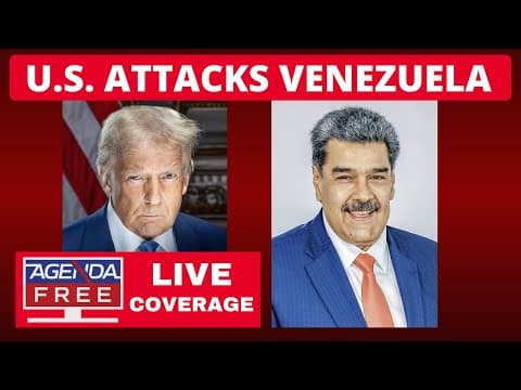 Us Attacks Venezuela, Captures Maduro - Live Breaking News Coverage