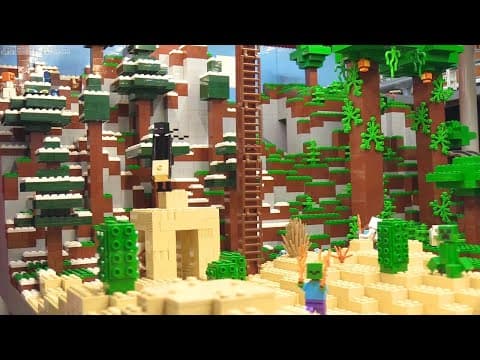 🔄 Lego Minecraft Custom Display Walkthrough! From Oct 24, 2016