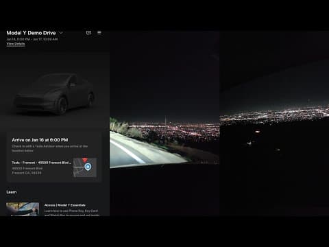 2026 Tesla Model Y Demo Drive Fsd Full Self-driving Supervised Test Up Mount Hamilton