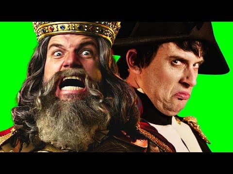 Napoleon Vs Charlemagne. Behind The Scenes. Epic Rap Battles Of History.
