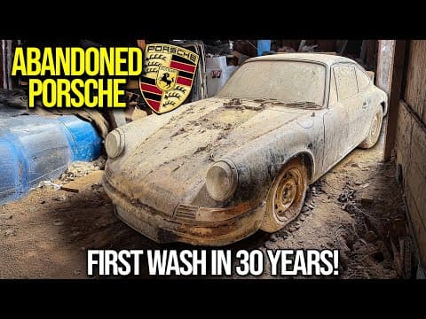 Buying An Abandoned Porsche Barn Find | First Wash In 30 Years!