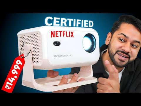 Crossbeats Lumex Flix Projector Review | Official Netflix | Ai + Android 13 | Ps5 Gaming Test