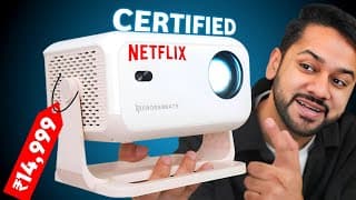 Crossbeats Lumex Flix Projector Review | Official Netflix | Ai + Android 13 | Ps5 Gaming Test