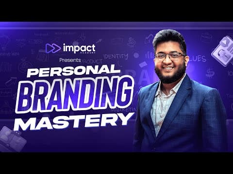Free Personal Branding Masterclass By Nafees Salim