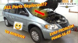No One In Nyc Could Diagnose This!? ('06 Chrysler Town&country Evap P0440-p0456-p0457)
