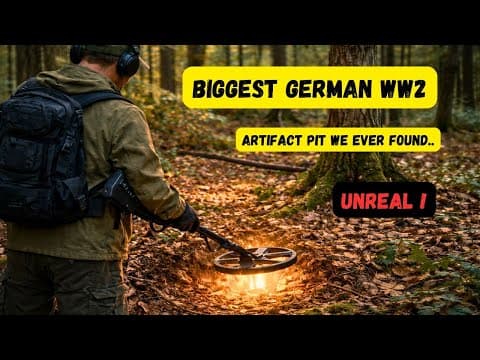 We Dug One Hole… And Found A Massive Wwii German Relic Cache. #treasurefind #crazydiscovery
