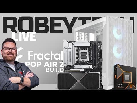 Fractal Pop Air 2 Gaming Pc Build | Ryzen 5 9600x Rtx 5070 Setup