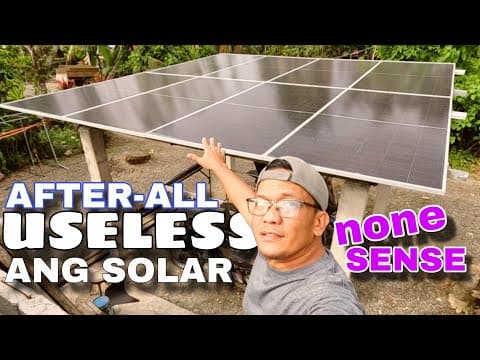 Solar Setup 100% Working Pero Useless Parin  Deye 3.6kw 314ah 16kwh Battery