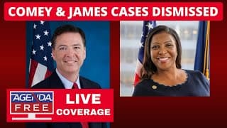 Cases Against James Comey And Letitia James Dismissed - Live Breaking News Coverage