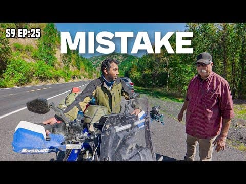 I Made a Stupid Mistake But a Kind Local Helped Me 🇺🇸 S9 EP 25 | Pakistan to Americas Motorcycle