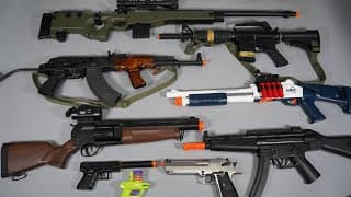 Ak47 Drum Magazine Airsoft Toy Gun Awp Sniper Rifle Nerf Gun Shot Gun- Realistic Toy Guns Collection